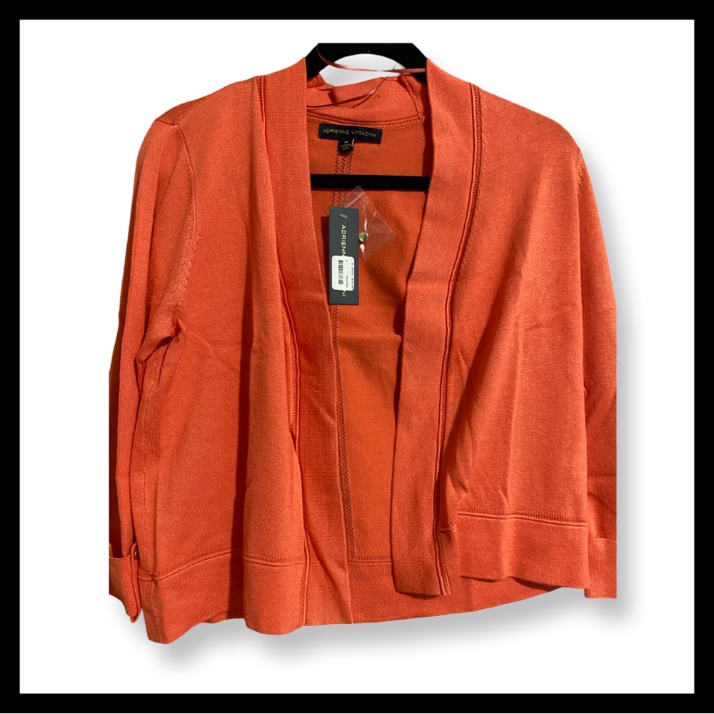 NWT Adrienne Vittadini Coral Cardigan